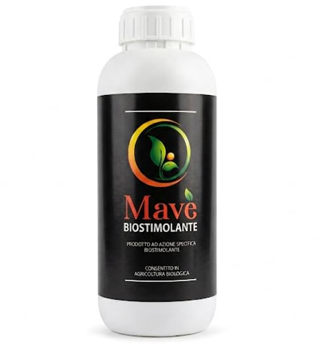 Mavè concime biostimolante per piante - stimola vegetazione, radicazione, fioritura, allegagione e maturazione - fertilizzante liquido biologico 1 kg