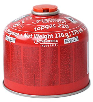 Topgas Schraubkartusche 210g für Kocher, Lampen und Bunsenbrenner