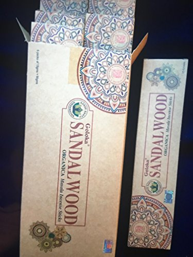 Goloka Wierook Organica Sandalwood (6 pakjes)