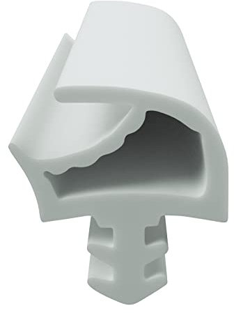 DIWARO® Zimmertür-Dichtung ZT054 | weiß, braun, grau und schwarz | 5 lfm für Zimmertüren und Innentüren. Zum Schallschutz und abdichten der Tür. Bestehend aus TPE (Thermoplastischen Elastomer)
