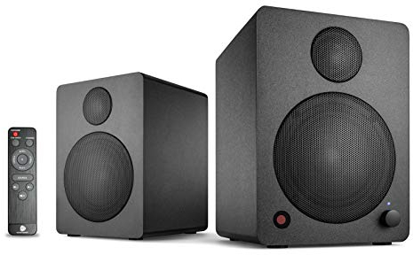Wavemaster Cube Mini Neo Black - Sistema di Altoparlanti da Scaffale (36W) con Streaming Bluetooth, Connessione Digitale e Telecomando IR (66370) – Nero