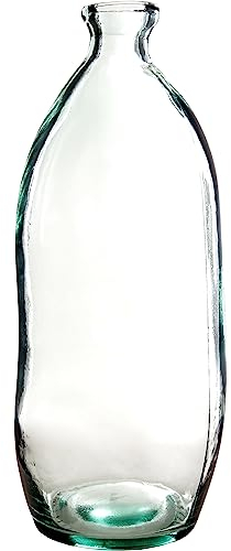 Atmosphera - Vase Dame Jeanne - Verre recyclé - Transparent H51 cm
