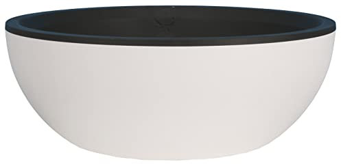 Riviera Granit Coupe, 40cm Diamètre, Blanc