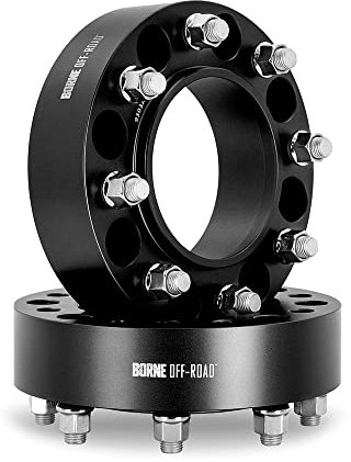 Mishimoto Borne Off-Road BNWS-001-500BK Spurverbreiterung, 6 x 139,7, 93,1 mm Mittelbohrung, M12 x 1,5, 5,1 cm dick, Schwarz