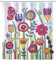 WENKO Duschvorhang Rollin'Art Full Bloom, Wasserabweisende Textil-Duschabtrennung aus 100% Polyester mit Blumenwiese-Motiv & Gewichtsband, waschbar bei 30°C, inkl. 12 Duschvorhangringen, 180 x 200 cm
