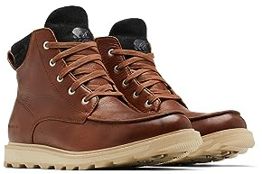 Sorel Madson 2 Moc Toe WP, Stivali Invernali Casual, Uomo, Gaucho Tan/Oatmeal , 41 EU