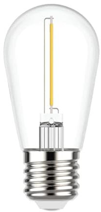 GE Vintage 1 Watt EQ S14 Soft White Medium Base (e-26) LED Edison Decorativo