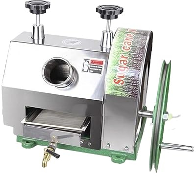 SinSed Pressa elettrica per Canna da Zucchero Commerciale Manuale Spremiagrumi di Canna da Zucchero di Canna da Zucchero Grind Press Macchina Estrattore Squeezer Mano Volante