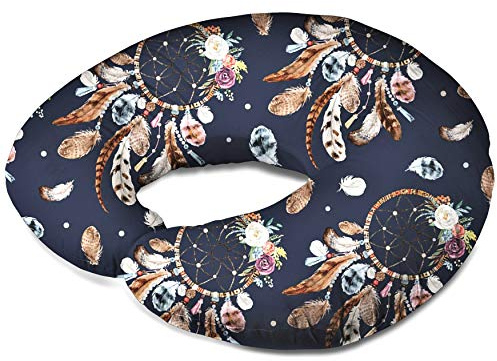 Stillkissen 65x55cm Klein Baby Lagerungskissen Multifunktionale Positionierung von Mutter und Baby Handmade in EU 100% Zertifizierte Baumwolle ekmTRADE (9)