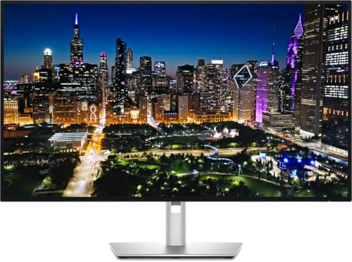 DELL UltraSharp U3225QE Monitor PC 80 cm (31.5) 3840 x 2160 Pixel 4K Ultra HD LCD Nero, Argento
