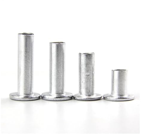 Remache de aluminio cabeza plana semihueca con borde enrollado M2M2.5M3M4M5M6 lingli(100pcs M4X6)