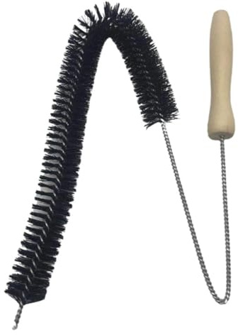 Brosse pour canalisation Brosse de nettoyage, outil dragage Drainage tuyaux d'eau, nettoyeur Flexible, plumeau radiateur, à poils longs Pour le nettoyage