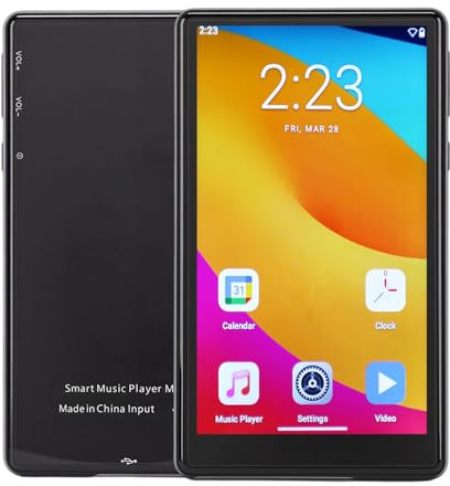 Cuifati Lettore MP3, Operativo 11 con Touchscreen da 5,0 Pollici, Bluetooth 5.0, WiFi, Memoria da 64 GB Espandibile Fino a 256 GB, per Musica, Video, Ebook, Radio FM e Registrazione (BLACK)