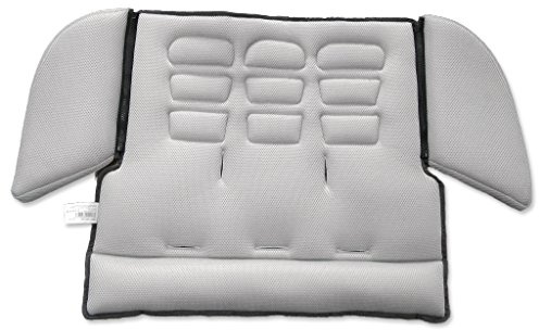 QERIDOO Seat Cushion for Two-Seater 2017, Zubehör für Kinderwagen, Unisex, Grau (Grau), Einheitsgröße
