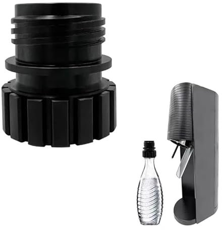 Newyuan Soda Glasflaschenadapter für Crystal 0,7L Glasflasche Quick Connect Soda Flaschen adapter für Duo Terra Soda Maker Glasflasche