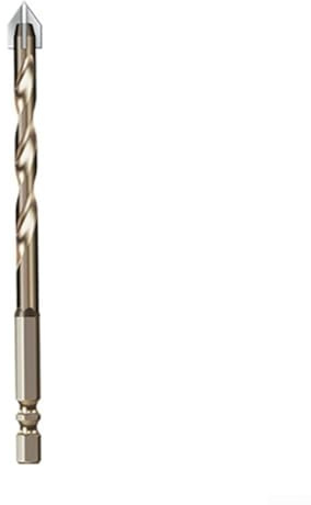 Set di punte per trapano con gambo esagonale, perfette per forare piastrelle e altri materiali duri (6 mm)