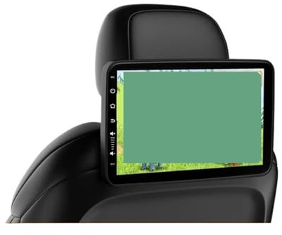 Bilskärmar Baksäte Monitor Nackstöd TV-skärm Auto WiFi Film Online Videospelare(2Units Half screen)