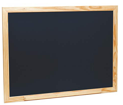 JEUJURA - Très Grand Tableau Mural - Noir - Tableau Enfant dès 3 Ans - 8780 | 88x66cm - Face Craie - Grand Plumier Bois - Jeu Enfant - Apprendre à écrire et dessiner - Jeu Imitation - Fabriqué en France