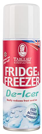 Tableau Fridge & Freezer De-Icer, Fast Acting at Reducing Frost Accumulation. 200ml