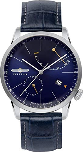Zeppelin Reloj 7366-3 automático Herren Uhr analog Automatik mit Leder Armband 7366-3