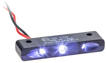 SHIN YO Motorcykel mikro LED-registreringsskyltbelysning, E-godkänd