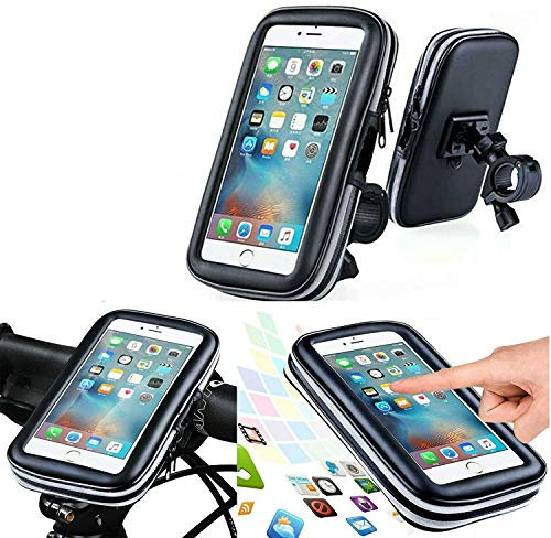 Sparksystems Bicycle Phone Mount Holder, Universal, Waterproof, 360 Rotatable, Compatible with iPhone 5.8 to 6.5, Bicycle, Motorcycle (25mm Handlebar Diameter)