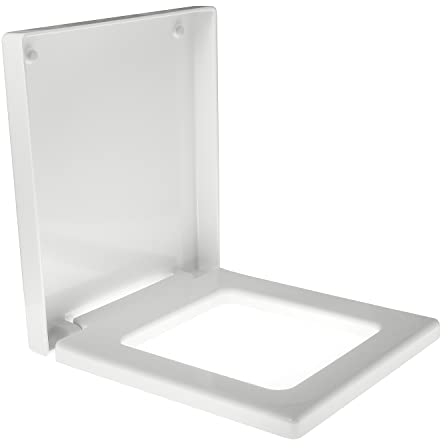 WC-Sitz für SIMAS Frozen Wickelt, wie Original Weißer Thermosender Reißverschluss Edelstahl