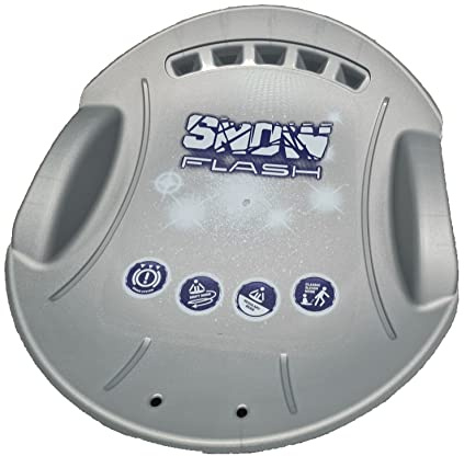 Schlitten Schneerutsch Schneegleiter Rodel Fahren Kinderschlitten (Silber)