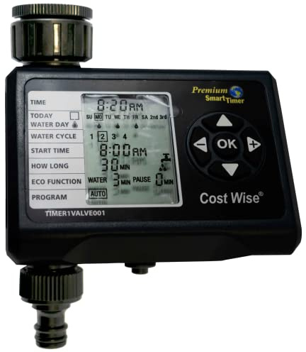 digital lcd water timers,1,2 or 3 outlets+optional moisture sensor (single outlet)