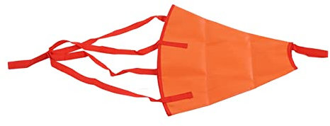 Naroote Drogue Drift Anker Schlauchboot Anker Für Boote Schlauchboot Anker Für Schlauchboot, Einfache Bedienung, Kompakt, Bequem zu Verstauen, Orange Treibanker für Segelboote für Kajaks