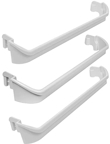 240534901 x2 & 240534701 x1 Refrigerator shelf retainer bar parts Compatible with frigidaire Door Shelf Rack Bar Rail, Replaces AP3214631 PS734936 AP3214630 PS734935 AH734935 EA734935