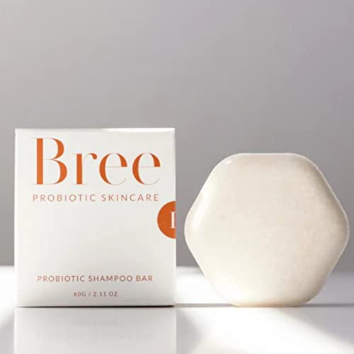 Vegan Solid Shampoo Bar for Hair - Eco-Friendly, With Prebiotics and Probiotics and SLS Free - Perfect for Hair Growth, Dry Hair and Thinning Hair - Travel-Friendly Solid Shampoo Bar - 60g