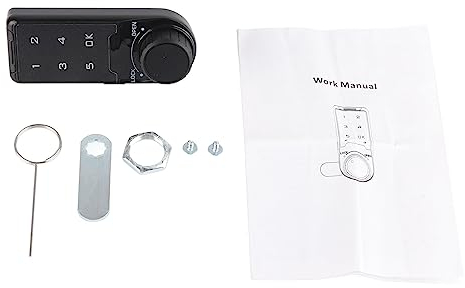 HERCHR Elektronisches Schrankschloss-Set, Touch-Digital-Tastatur, Elektronisches Riegelschloss, Schlüsselloses Türschloss Für Zugangskontrollsystem(L=20)
