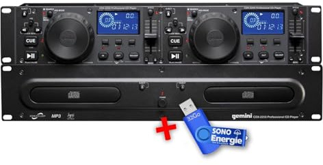 Gemini CDX-2250 Dual DJ CD MP3-Player + USB-Stick 32G