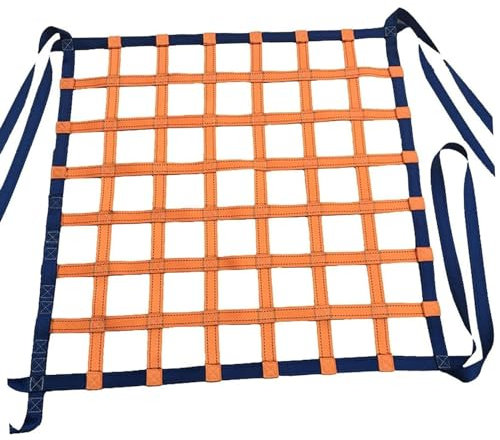 Hangendes Hebenetz - Flaches Nylonnetz, Anhängernetz, Schutznetz Garten, Cargonetz Heavy Duty, Für Treppenhebungsnetz, Frachtnetz, Anpassbar, Last 0,3-3,5 Tonnen ( Size : 4 X 4M/Mesh 20cm/Load 3.5t )