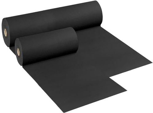 emmevi Tappeto Moquette Nera Antiscivolo Passatoia Corridoio Pavimento Scale Palestra Locale 100x500 Cm