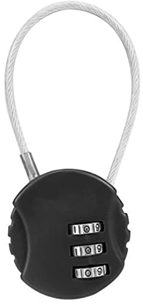 Mehrzweck Diebstahlsicherung Rücksetzbar Kombination Reise Kabelschloss für Fahrrad Roller Reißfestes Helmschloss Koffer Gepäck Schloss Code