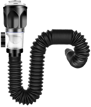 Tuxxjzm Ablaufschlauch Küchenspüle, Ablaufschlauch für Spüle | Spülbeckenschlauch mit Siphon P - Abflussschlauch Spülbecken Flexibler Ausziehbarer Ablaufschlauch Ablaufschlauch Spülbecken Verlängerung