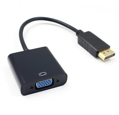 TINEASUR Convertidor Vídeo Vga Adaptador USB Plug and Play Resistente y Duradero
