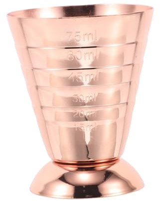 Alipis Misuratore da Bar Jigger Singolo in Acciaio Inossidabile da 75 Ml per Cocktail