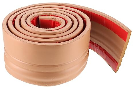 DOITOOL Battiscopa Autoadesivo Flessibile Modanatura Per Battiscopa Metri Adatta Superfici Pulite e Lisce Come Ceramica e Vecchie Piastrelle