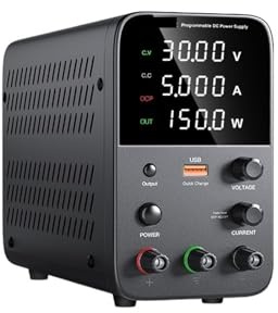 Programmable DC Power Supplies Adjustable Regulated DC Switching Power Supply for Laptop and Mobile Phone Repair, WPS305B WPS3010B WPS605B WP Battery Charger