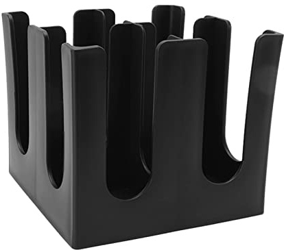 Cuadrado 4 cuadrículas Taza de café desechable Taza de plástico y Organizador de Tapa para Salones de oficinas de restaurantes