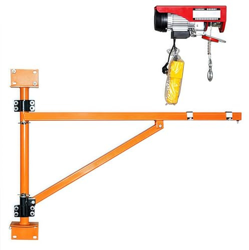 GNNymphyte Palan électrique 220 V, Petite Grue, Petite Machine de Levage, Support de Fixation Murale, palan Domestique Multifonctionnel d'intérieur(65.6FT)