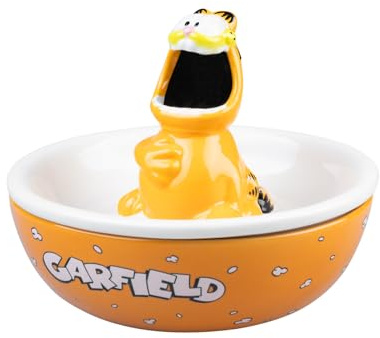 Grupo Erik Cuenco Aperitivo Gato Garfield - Bowl de Cocina: Cuenco para Aceitunas y Huesos 16,2 x 13 cm |Figura Gato Garfield: Regalos Frikis