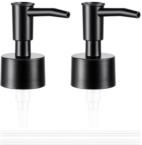Pompa di Ricambio per Dispenser di Sapone a Prova di Perdite per Bottiglie da Cucina e Bagno con Collo Rotondo da 28 mm, Dimensione Filettatura 28/400