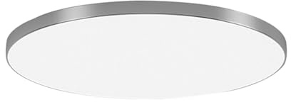Ultra-thin LED Ceiling Light, Flush Mount Ceiling Lamp, Modern Round Led Flat Panel Light Waterproof Dust-Proof Moisture-Proof For Kitchens, Stairwells, Bedrooms(Silver,45CM/72W(3-color light))