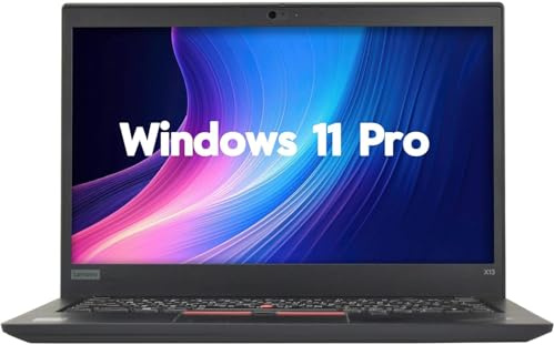 Lenovo ThinkPad X13 Gen 1 Business Laptop 13,3 pulgadas FHD Notebook, Intel Core i7-10510U, 8GB RAM, 512GB SSD, teclado EE.UU., Windows 11 Pro (reacondicionado)