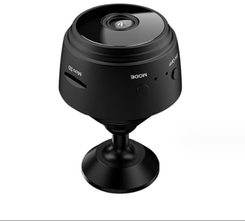 HWIREUIGT Mini Telecamera A9, Telecamera WiFi, Telecamera 480P, Mini Registratore Vocale, Mini Videocamera Wireless, Videosorveglianza