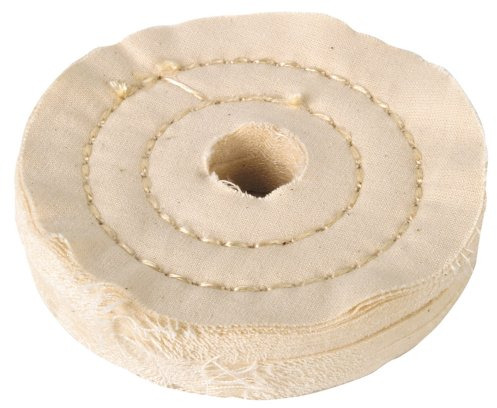 wolfcraft Disco de trapo, diámetro de 110 mm I 2146000 I Para pulir con alto brillo superficies de madera, metal, y plástico